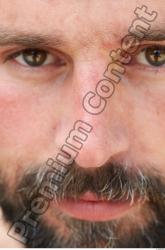 Nose Head Man Athletic Bearded Street photo references